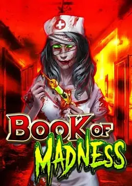 Szalony book-slot z rozwijającym symbolem i free spinami - klasyczna mechanika w mrocznej oprawie.